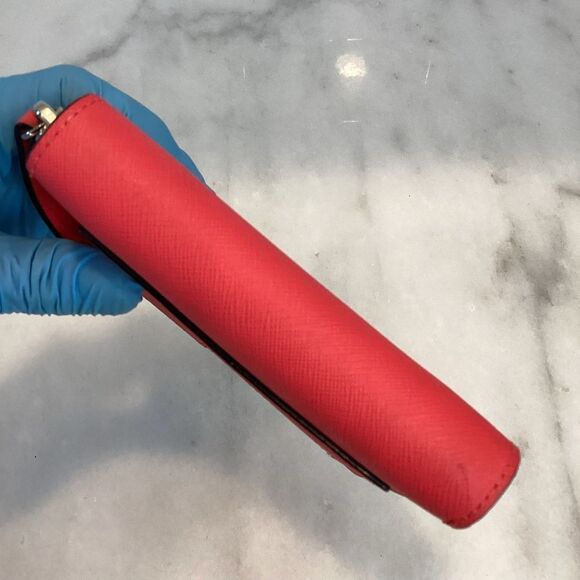 Kate Spade Wallet Neon Leather Compact Sleek Full Zip Design - Picture 10 of 16